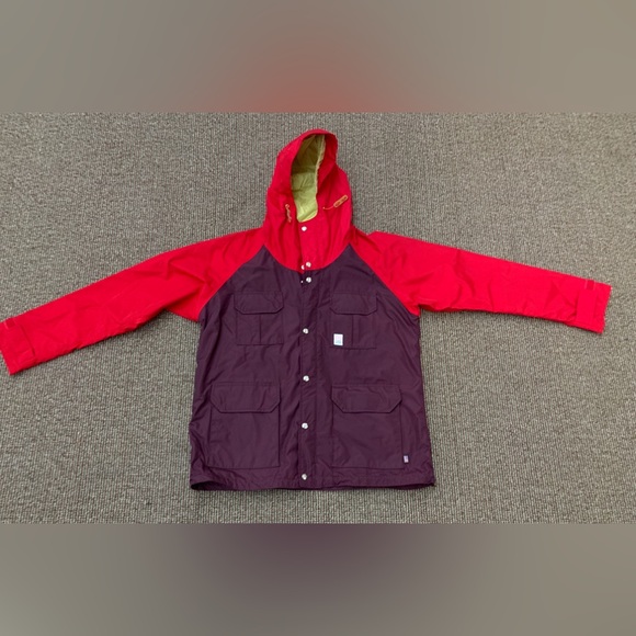 Men's XL Topo Designs Waterproof Colorblock Hooded Mountain Parka - Picture 3 of 12